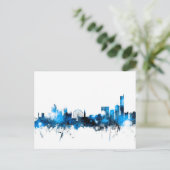 Manchester England Skyline Briefkaart (Staand voorkant)