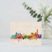 Manchester England Skyline Cityscape Briefkaart (Staand voorkant)