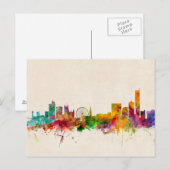 Manchester England Skyline Cityscape Briefkaart (Voorkant / Achterkant)
