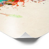 Manchester England Skyline Cityscape Foto Afdruk (Hoek)