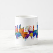 Manchester England Skyline Koffiemok (Center)