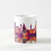 Manchester England Skyline Koffiemok (Center)