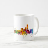 Manchester England Skyline Koffiemok (Voorkant rechts)