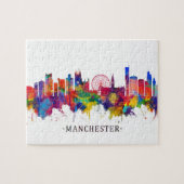Manchester England Skyline Legpuzzel (Horizontaal)