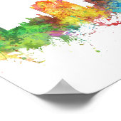 MANCHESTER ENGLAND SKYLINE POSTER (Hoek)