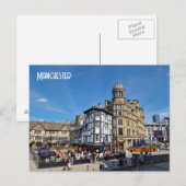 Manchester Exchange Square Briefkaart (Voorkant / Achterkant)