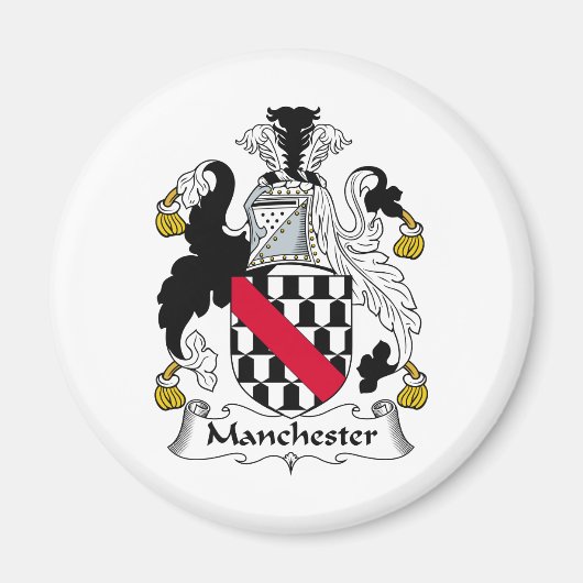 Manchester Family Crest Magneet (Voorkant)