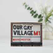 Manchester Gay Village-briefkaart Briefkaart (Staand voorkant)