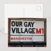 Manchester Gay Village-briefkaart Briefkaart (Voorkant / Achterkant)