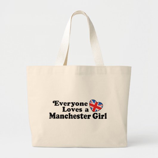 Manchester Girl Grote Tote Bag (Voorkant)