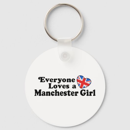 Manchester Girl Sleutelhanger (Voorkant)