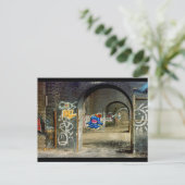 Manchester Graffiti Briefkaart (Staand voorkant)