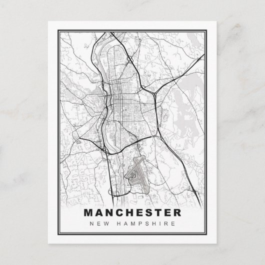 Manchester Kaart (Voorkant)