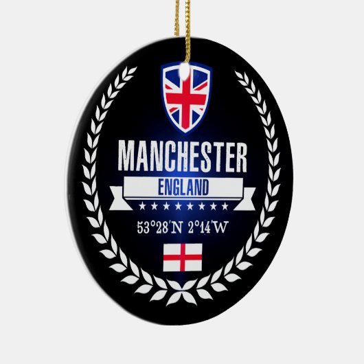 Manchester Keramisch Ornament (Rechts)