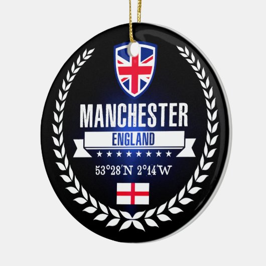 Manchester Keramisch Ornament (Links)