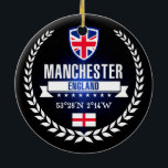 Manchester Keramisch Ornament<br><div class="desc">Manchester</div>