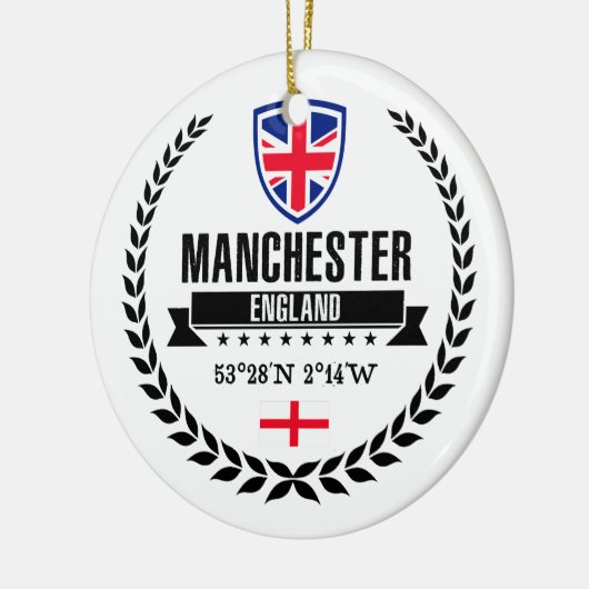 Manchester Keramisch Ornament (Links)