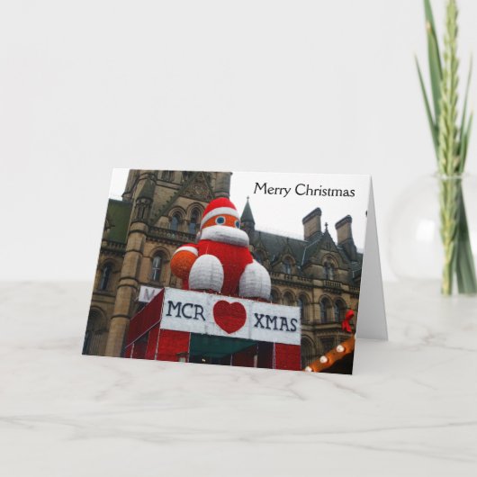 Manchester Kerstfeestdag Kaart (Voorkant)