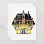 Manchester kerstmarkten feestdagenkaart (Voorkant / Achterkant)