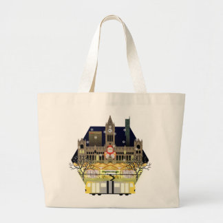 Manchester kerstmarkten grote tote bag