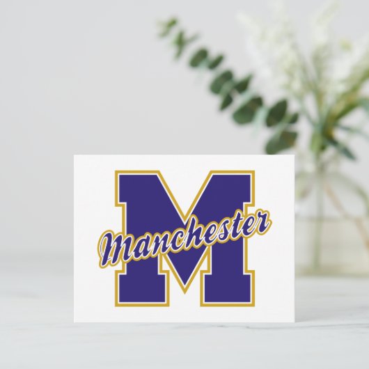 Manchester Letter Briefkaart (Staand voorkant)