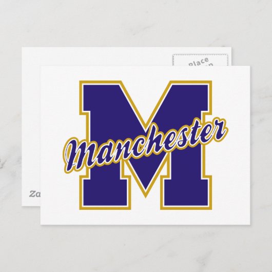 Manchester Letter Briefkaart (Voorkant / Achterkant)