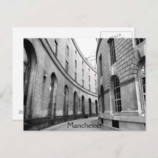 Manchester Library Walks Briefkaart (Voorkant / Achterkant)