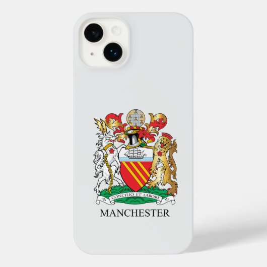 Manchester manchester wapen voor eerste iPhone cas iPhone Hoesje (Achterkant)