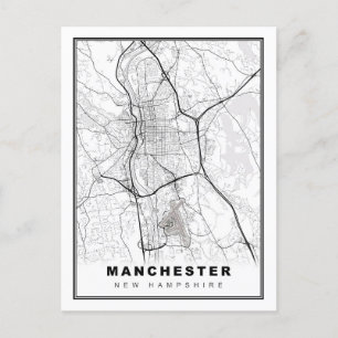 Manchester Map Briefkaart