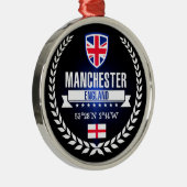 Manchester Metalen Ornament (Rechts)