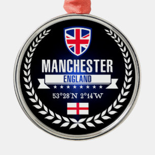 Manchester Metalen Ornament