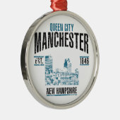 Manchester Metalen Ornament (Rechts)