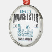 Manchester Metalen Ornament (Links)