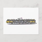 Manchester metrolink graffiti briefkaart (Voorkant)