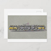 Manchester Metrolink tram graffiti tram Briefkaart (Voorkant / Achterkant)