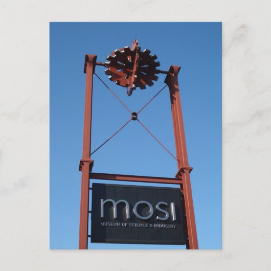 Manchester MOSI Briefkaart (Voorkant)