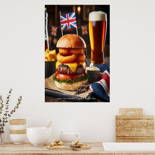 Manchester Munchies: Pub Classic 24x36 Poster (Keuken)