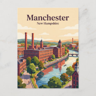 Manchester, New Hampshire Briefkaart