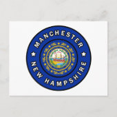 Manchester New Hampshire Briefkaart (Voorkant)