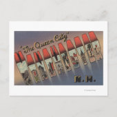 Manchester, New Hampshire - Large Letter Scenes Briefkaart (Voorkant)