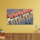 Manchester, New Hampshire - Large Letter Scenes Canvas Afdruk (Insitu (Woonkamer))