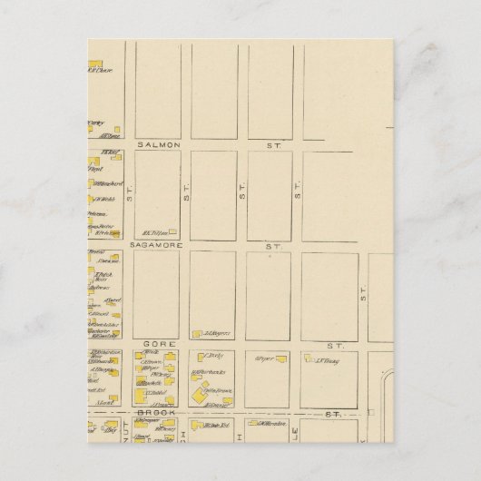 Manchester, NH, Ward 1 Briefkaart (Voorkant)