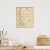 Manchester, NH, Ward 6 Poster (Keuken)