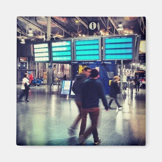 Manchester Piccadilly Station Magnet (Voorkant)