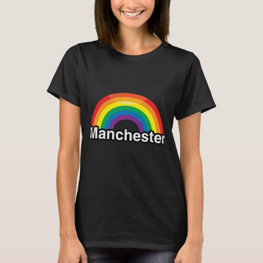 MANCHESTER PRIDE RAINBOW -.png T-shirt (Voorkant)