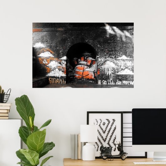 Manchester Railway Arch Poster (Thuiskantoor)