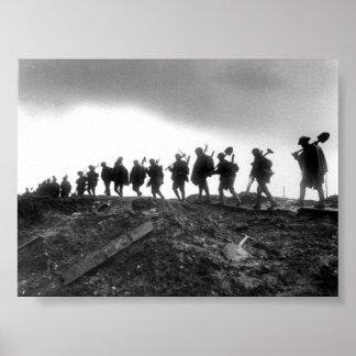 Manchester Regiment , Ancre, 1917 Poster