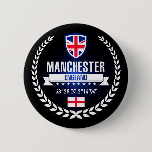 Manchester Ronde Button 5,7 Cm