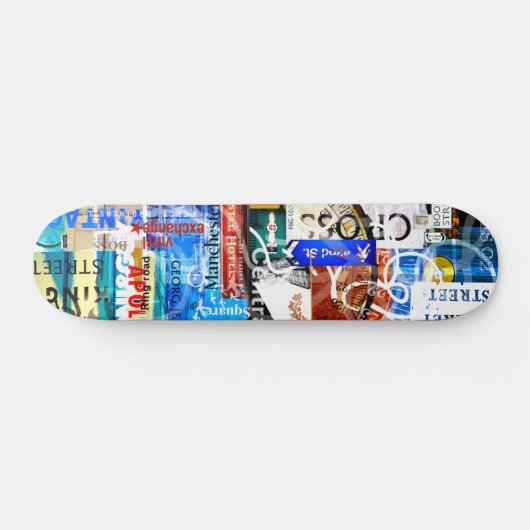 Manchester schaatser 1 persoonlijk skateboard (Horizontaal)