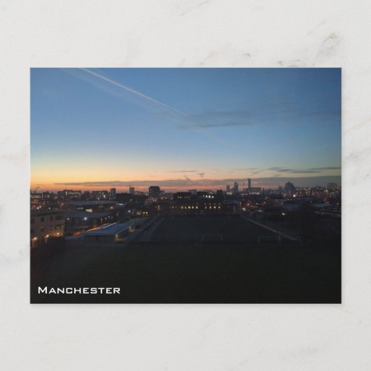 Manchester Skyline Briefkaart (Voorkant)